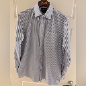 Ralph Lauren Blue & White Dress Shirt